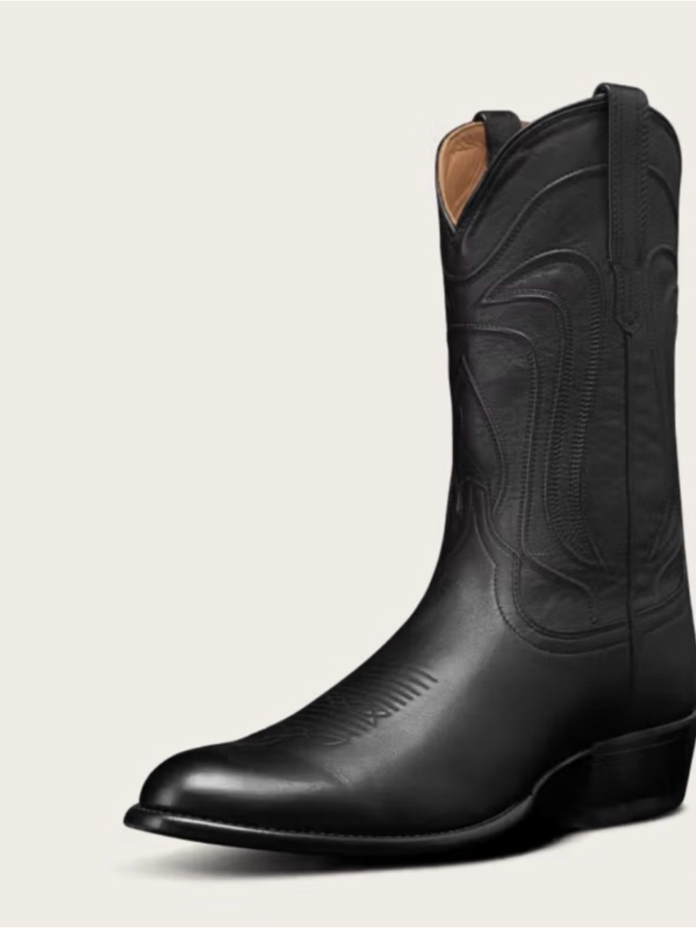Tecovas The Cartwright Midnight Leather Cowboy Western Boots Men's 9 EE